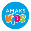 Логотип «Amaks Kids» с темным фоном